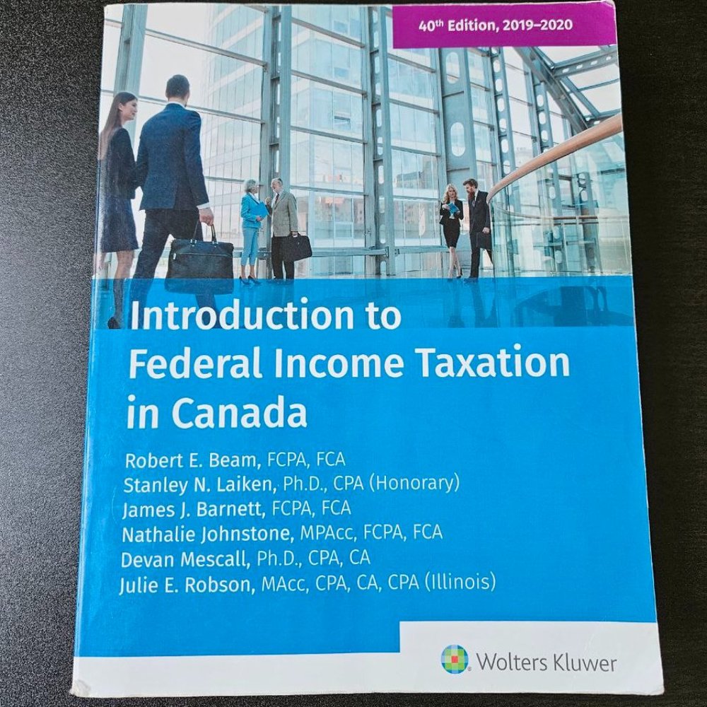 Introduction to Federal Income Taxation in Canada 40th Edition‎ - Paperback